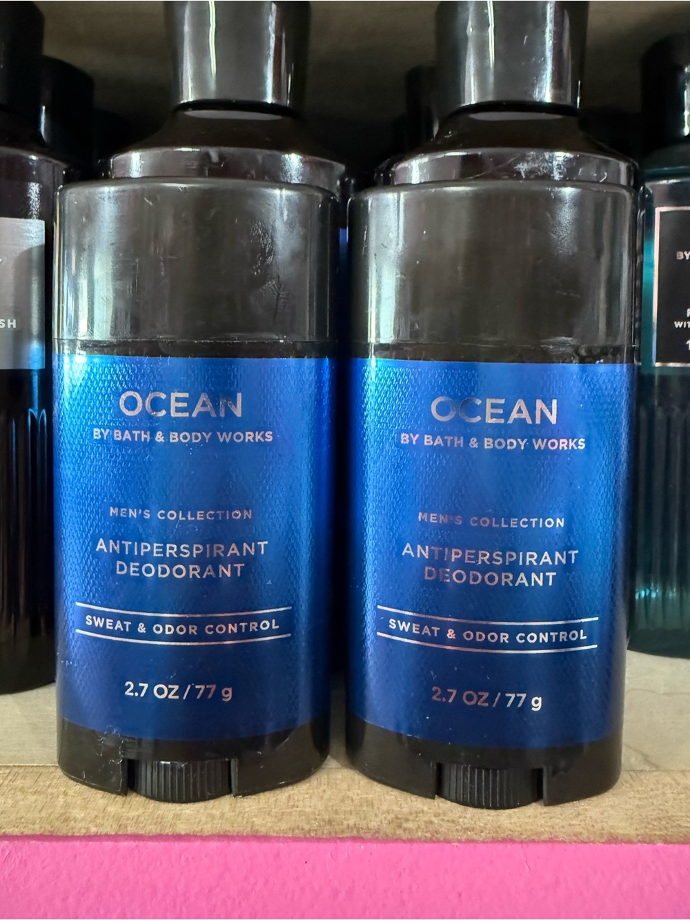 2 bbw Ocean Antiperspirant Deodorant Stick - Blue